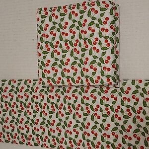 NWOT 3 Yards of Cherry Fabric